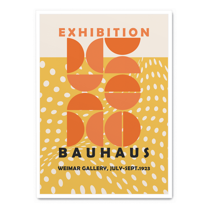Bauhaus Abstract Yellow