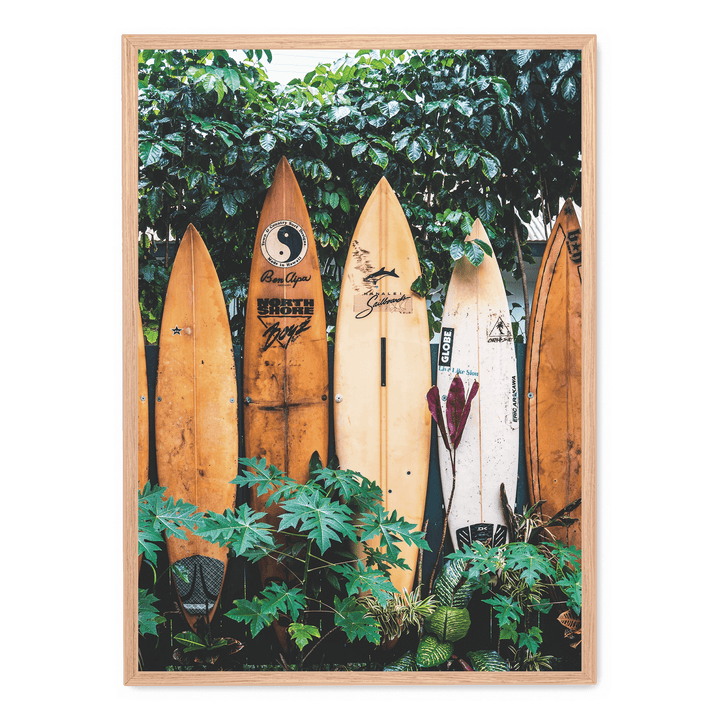 Standing Surfboards