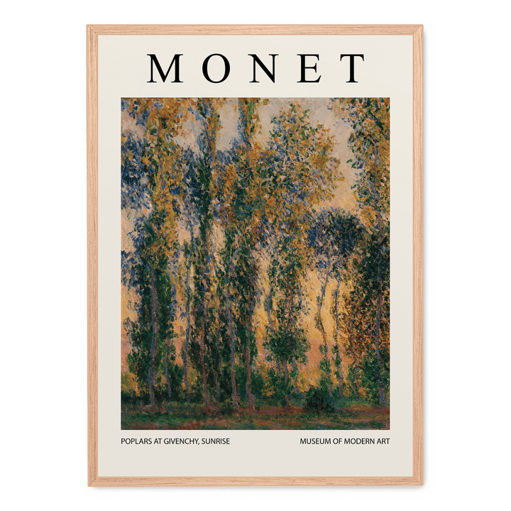 Poplars At Givenchy, Sunrise