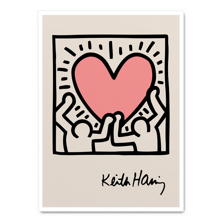 Two Figures Holding Heart