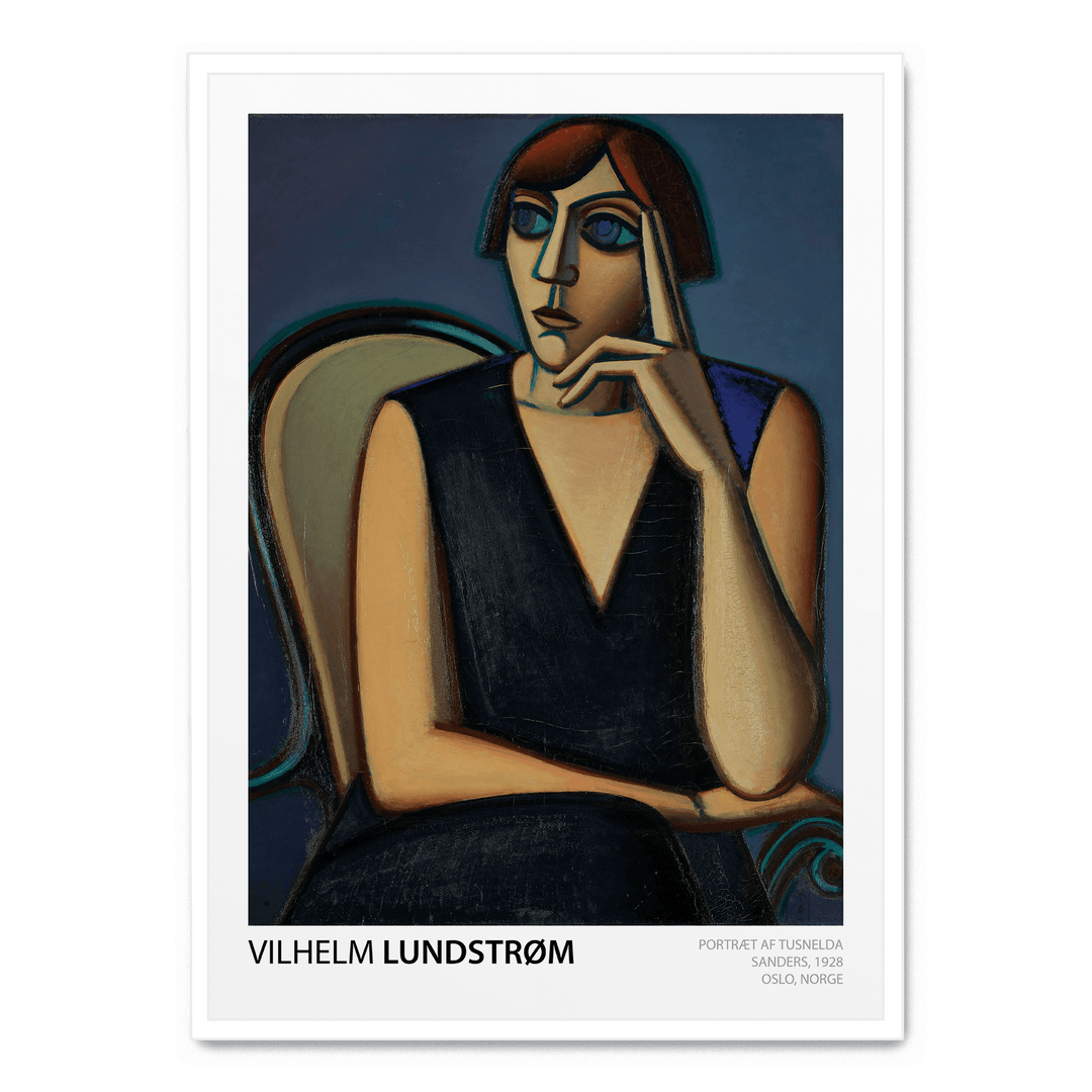 Portræt Af Tusnelda Sanders