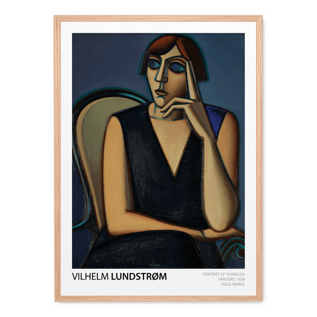 Portræt Af Tusnelda Sanders