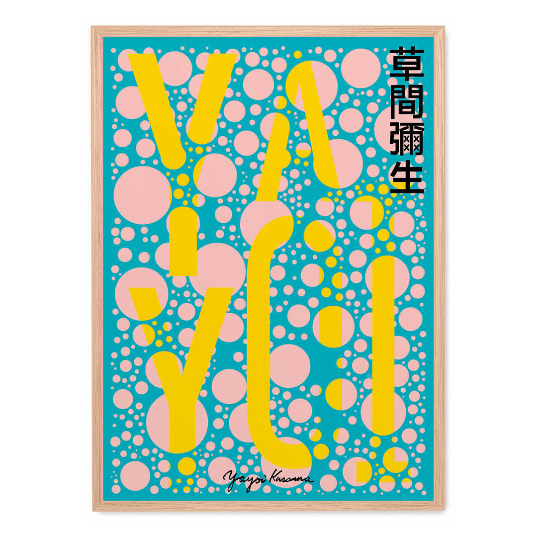 Yayoi Kusama - Yellow With Blue