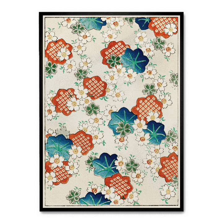 Watanabe Seitei - Floral Pattern