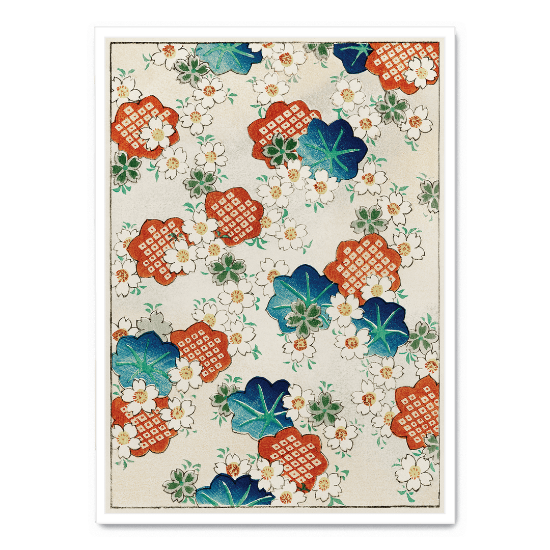 Watanabe Seitei - Floral Pattern