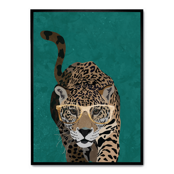 Curious Green Leopard