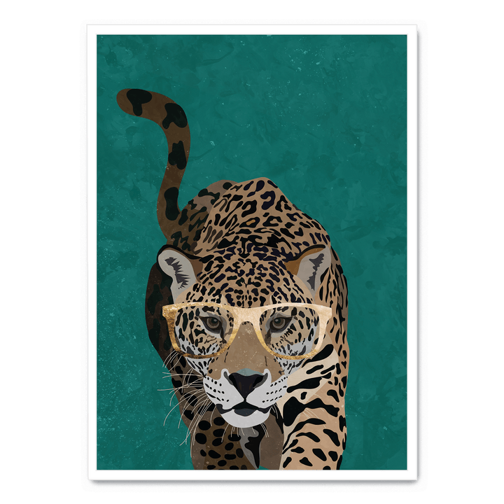 Curious Green Leopard