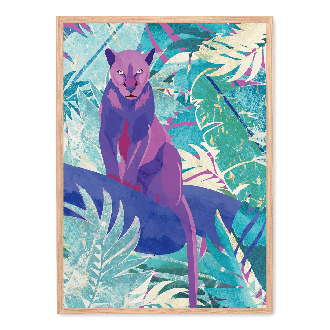 Pink Panther In The Neon Jungle